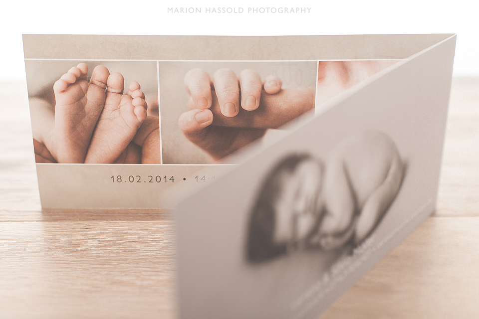 Geburtskarten 2 Geburtskarten Neugeborenenfotos Esslingen und Stuttgart