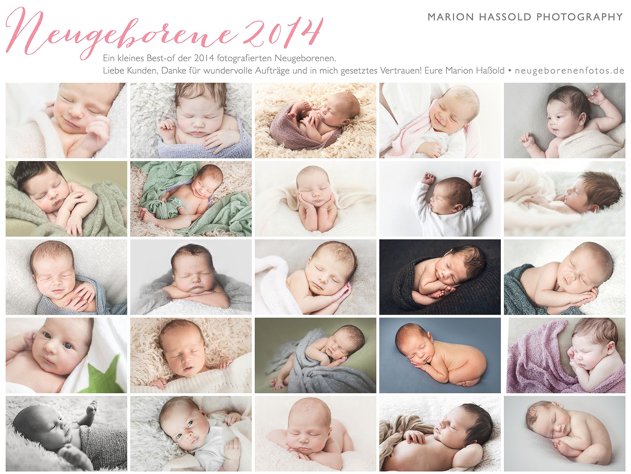 Neugeborenenfotografie 2014 